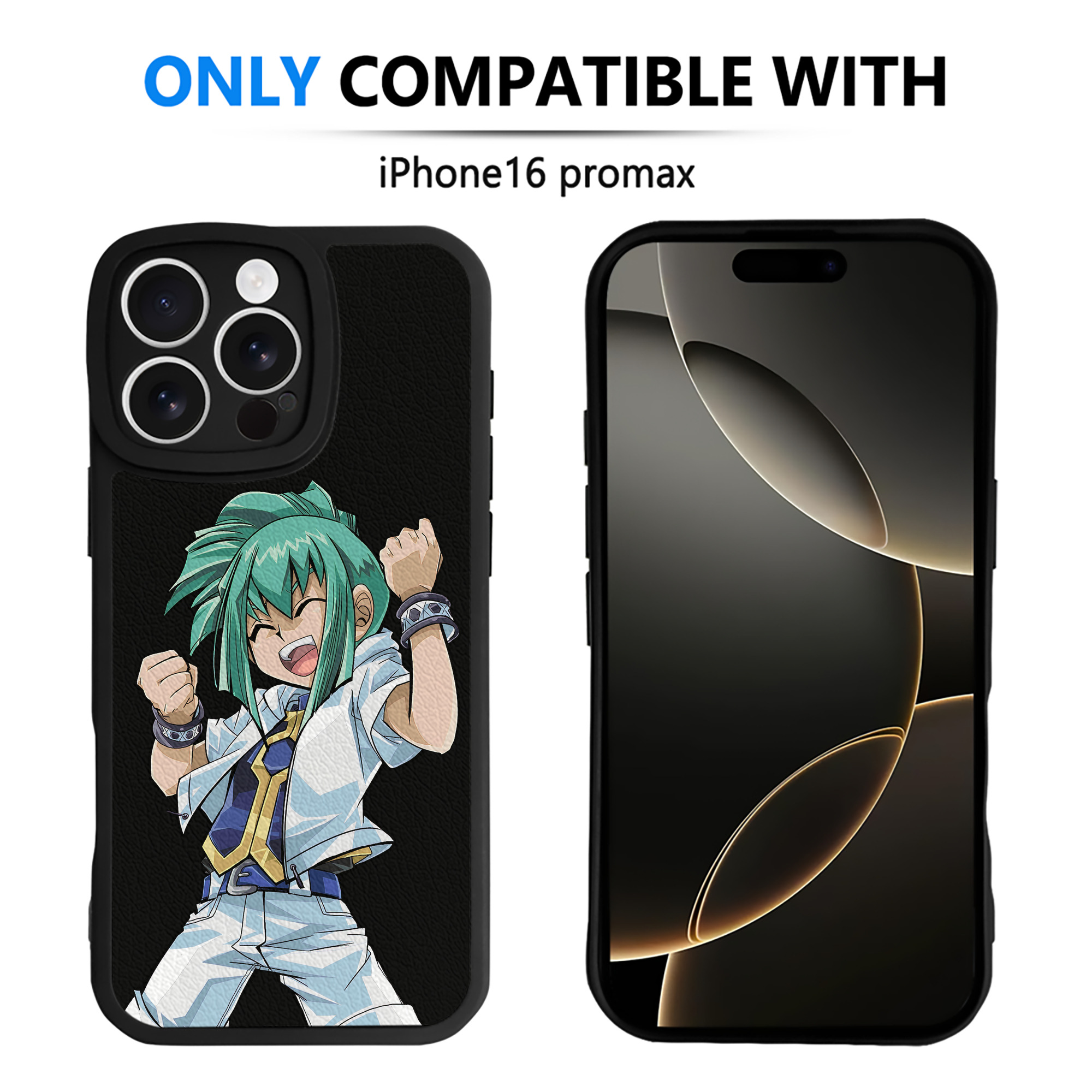（画像用） 遊☆戯☆王 Yu-Gi-Oh! 【iPhone 16シリーズ対応】シリコンスマホケース（レザー調） 材質：シリコン